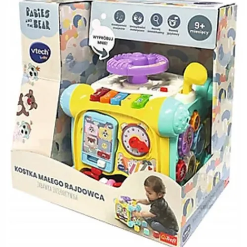 Zabawka interaktywna VTech Kostka Małego Rajdowca 61957 9m+